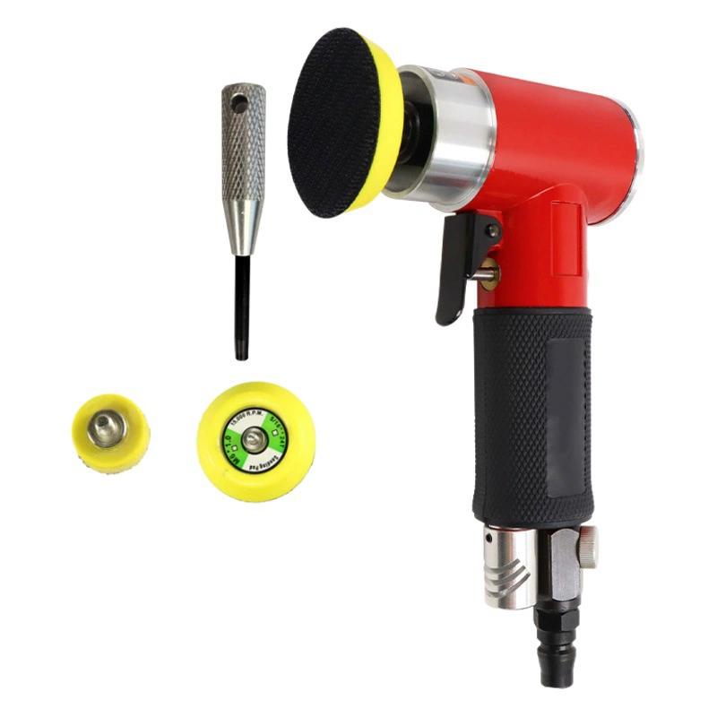 Мини-пневматическая шлифовальная машинка 2inch 3inch для внутренней полировки, эксцентриковая машинка для вощения и чистки автомобилей, пневматическая шлифовальная ручка