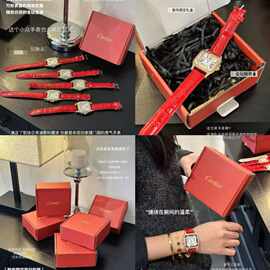 卡家手表盒卡家红色高端手表包装礼盒泰国外贸批发全套厂家直销