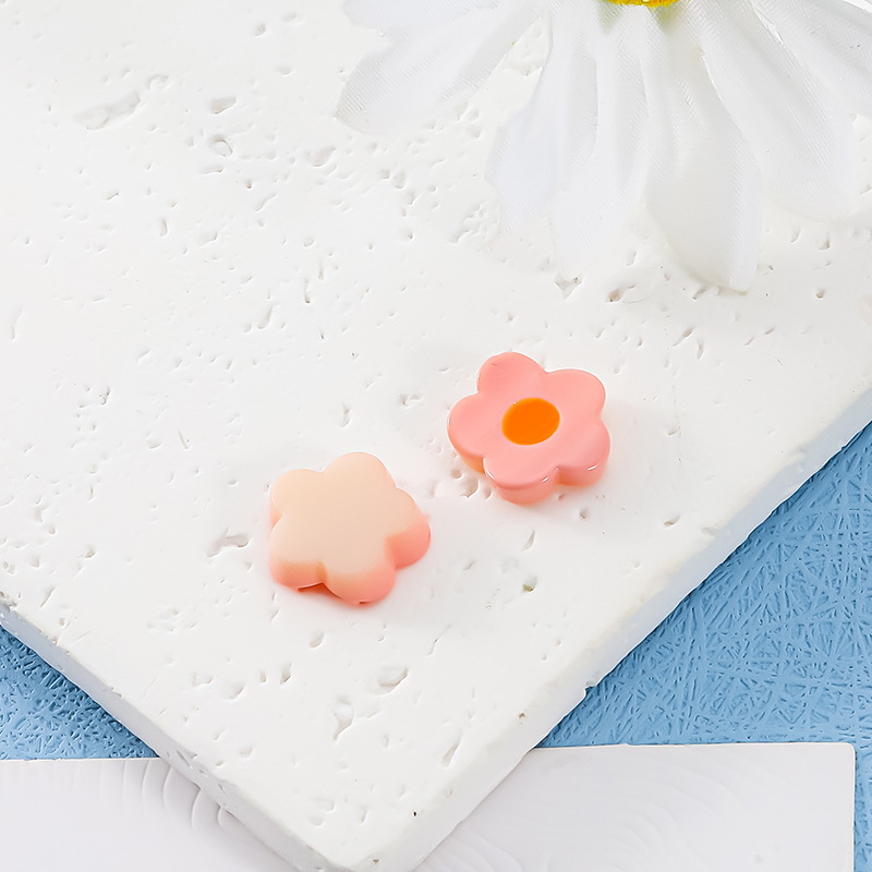 Fresh baking paint, oil droplets, small flowers, colorful flowers, resin, cream glue, phone case, hair clip, shoe buckle, DIY accessory accessories