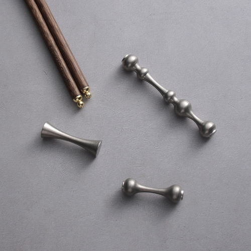 Creative chopstick holder Japanese chopstick pillow 304 stainless steel retro old home hotel tableware holder table chopstick holder