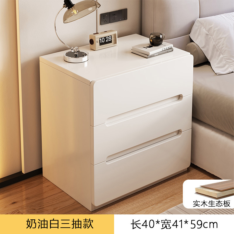 [원목생태보드] 3단크림화이트 40*41*59cm