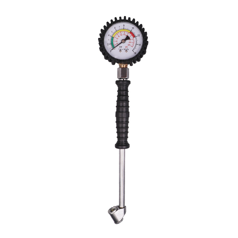 Medidor de presión de neumáticos de alta precisión medidor de presión de aire detector de monitor de presión de neumáticos de coche pantalla digital medidor inflable más cabeza de pistola de aire