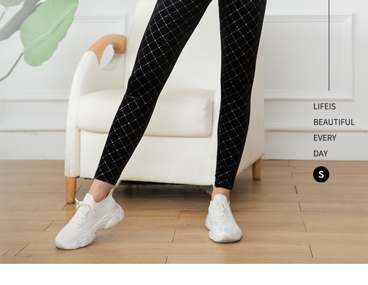 Casual nauwsluitende legging voor dames, joggingbroek met negen pijpen, hoge taille, yogabroek_voghion.com