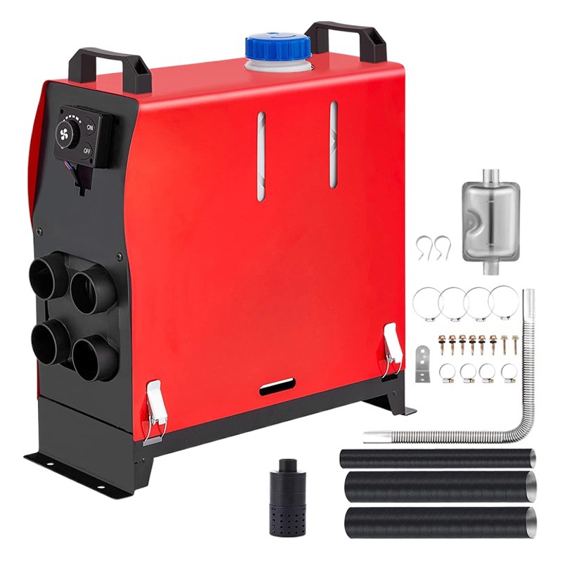 Calefacción diesel calentador de estacionamiento meseta máquina integrada LCD control remoto carcasa de aluminio de cuatro agujeros calentador diesel calentador de invierno image 1