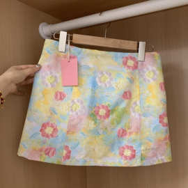 2025年新款多巴胺穿搭短裙夏季小个子显瘦辣妹低腰高腰半身裙裙子