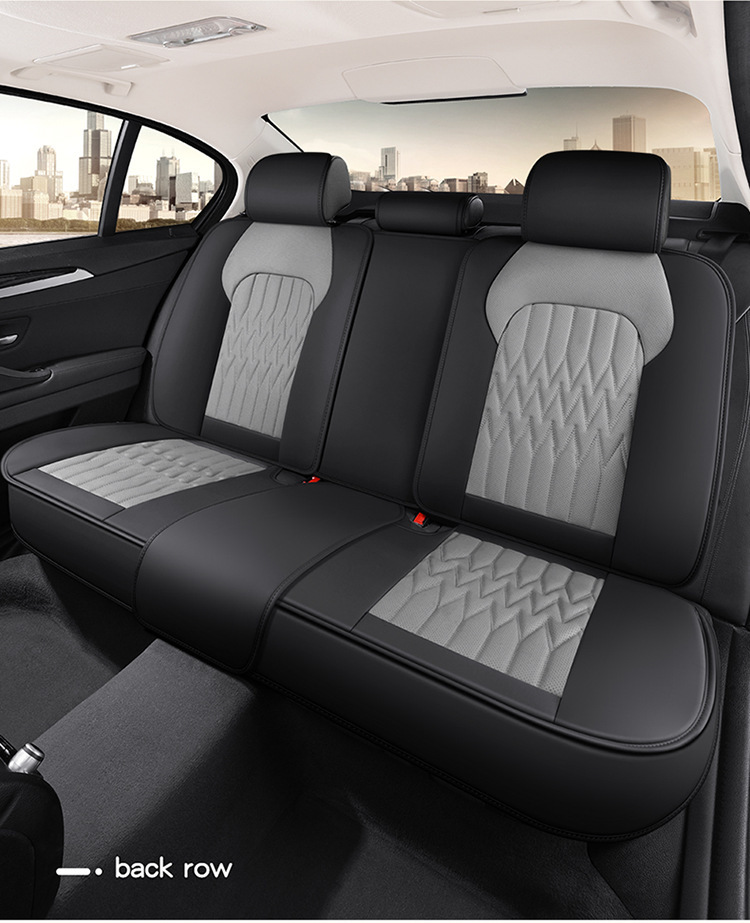 23 new all-inclusive split head full leather Four Seasons universal car seat cushion seat cover entity cross-border Amazon