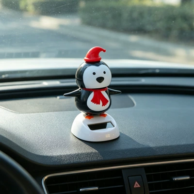 Car ornaments — creative car car ornaments - 5510cm-gross-weight-39g-penguinwith-packagingdouble-sided-sticker