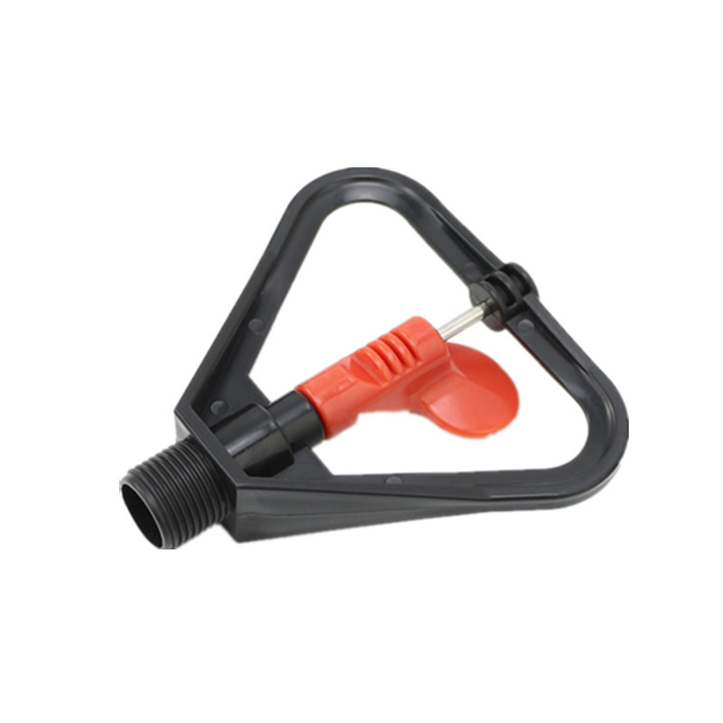 Aspersor de lluvia en forma de mariposa de 4 puntos, corazón rojo, corazón negro, riego por aspersión de césped, enfriamiento giratorio automático, equipo de plástico, rociador