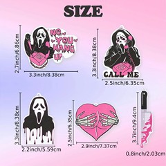 Halloween car accessoriesハロウィーン自動車ストラップ5点セットハロウィーン装飾アク