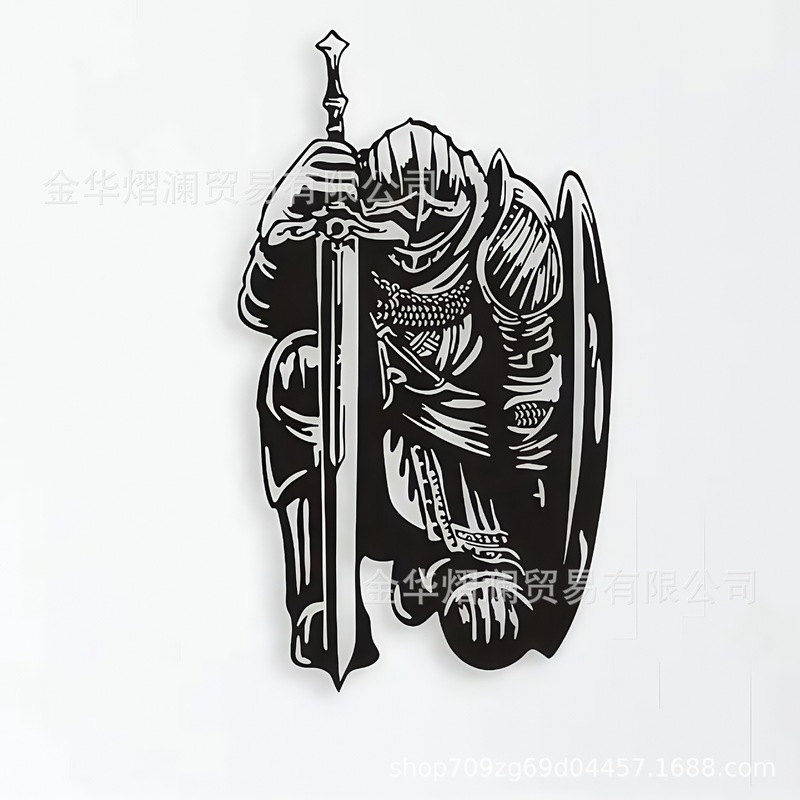 クロスボーダー鉄のシルエットヨーロッパスタイルの鉄絵画工芸品吊り下げ金属壁装飾絵画現代アート壁装飾|undefined