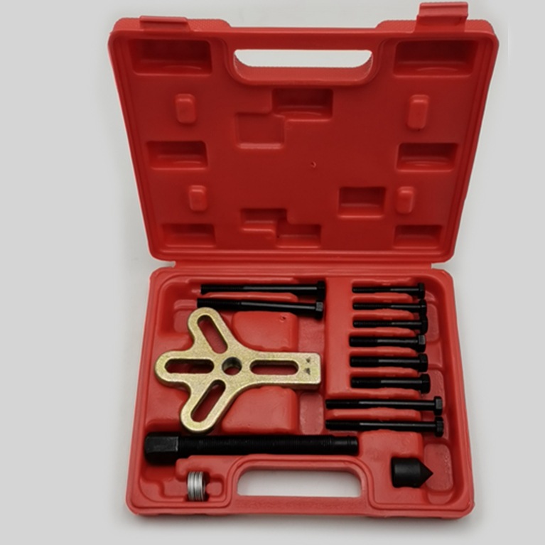 Extractora de tres garras de 13 piezas removedor del volante del coche extractor del volante de reparación de automóviles herramienta de protección automática