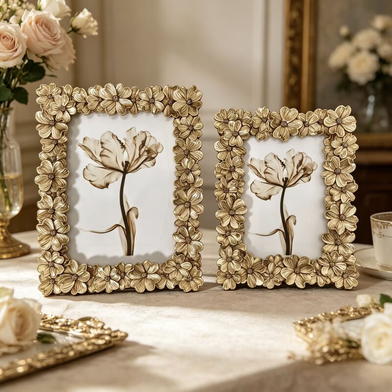 Cross-Border Popular Retro 6inch 7inch Photo Frame Display Stand, Personalized Creative Living Room Wall Decoration Photo Frame Set, Photo Wall Cross-Border Popular Retro 6inch 7inch Photo Frame Display Stand, Personalized Creative Living Room Wall Decoration Photo Frame Set, Photo Wall