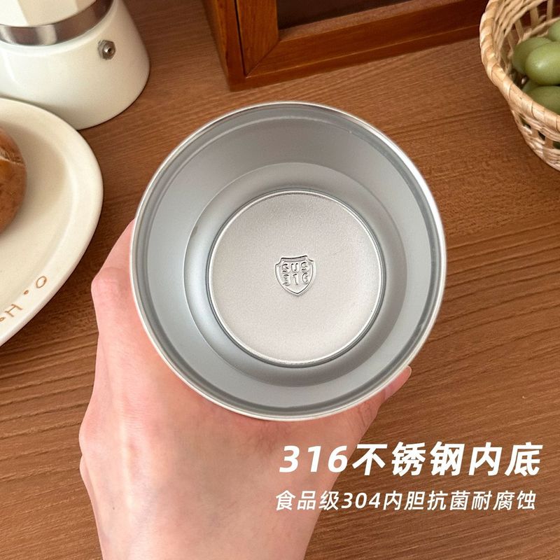 咖啡保温杯卡通办公室桌面小巧水杯女生高颜值可爱双饮吸管杯子|undefined