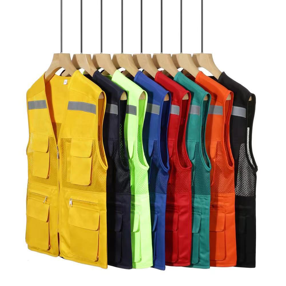 메쉬 멀티 포켓 조끼