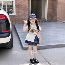 2026�ļ��¿�ŮͯӢ�׷�С��ӡ���������T����ͯ���Ӱ���ȹ��װ