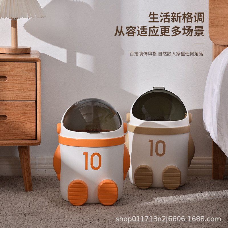 creative space capacious garbage can for living room for home use