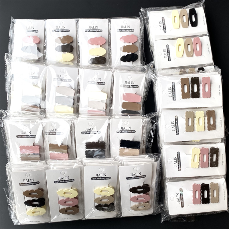 Nueva nube simple horquilla hueca bb clip de cabeza trasera de las mujeres tocado flequillo lateral horquilla rota