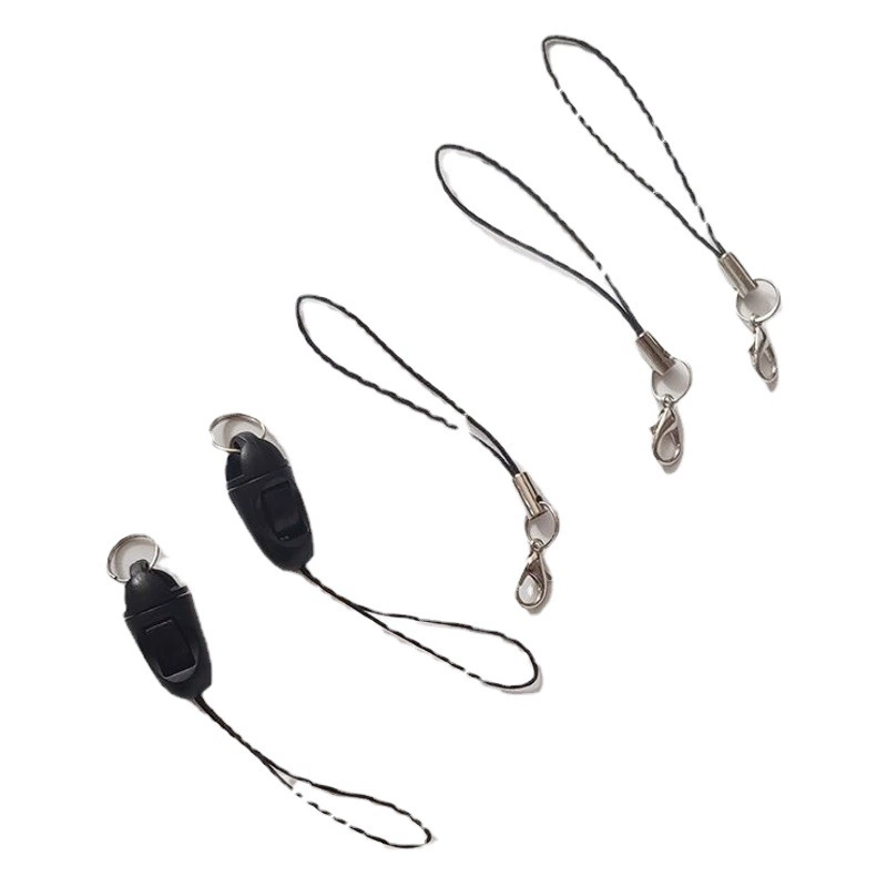 Мобильный телефон Веревка Пряжка Лобстер черная Рыбная нить ремешок маленькая веревка Мобильный телефон Веревка в наличии веревка для мобильного телефона