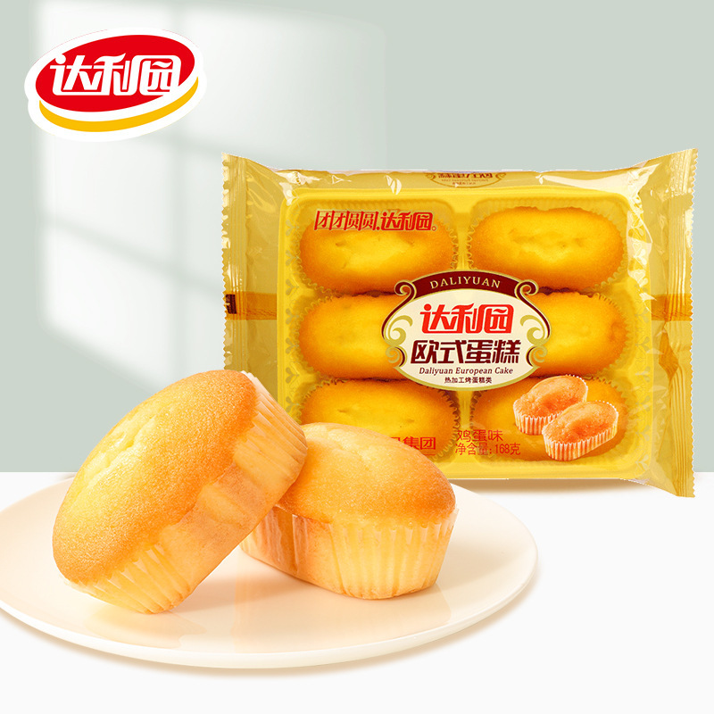 [Daliyuan European Cake 168g] Pastry Breakfast Bread Wholesale Casual Snacks Snacks Food Snacks