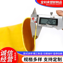 2.5寸淡黄色PVC水管灌溉高压水泵出水带农用灌溉水带灌溉专用