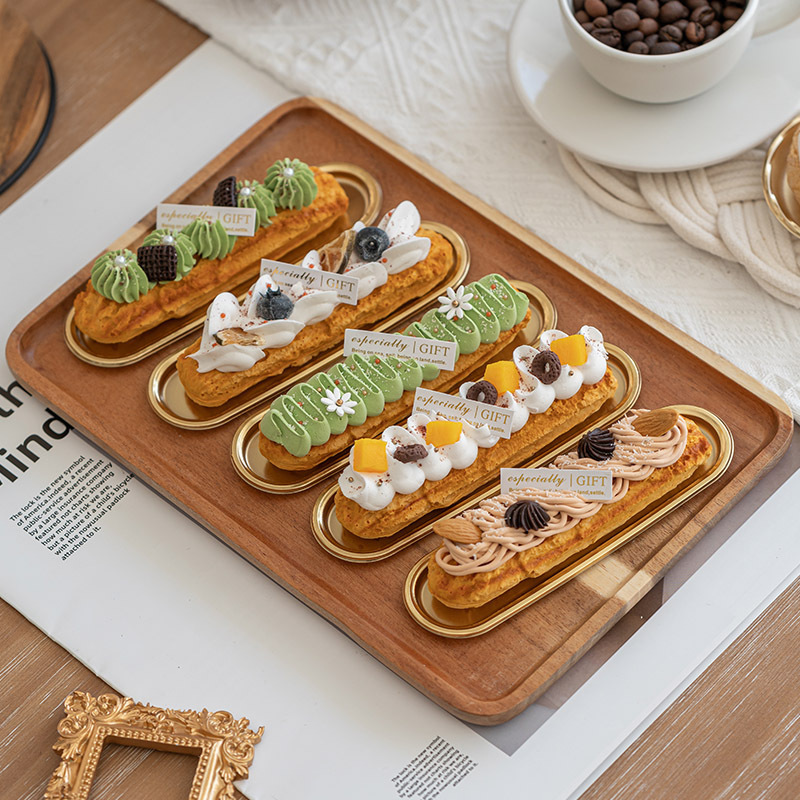 Cake Model Artificial Fruit Finger Lightning Puff Model Western Pastry Photo Props French Dessert Decoration Ornaments