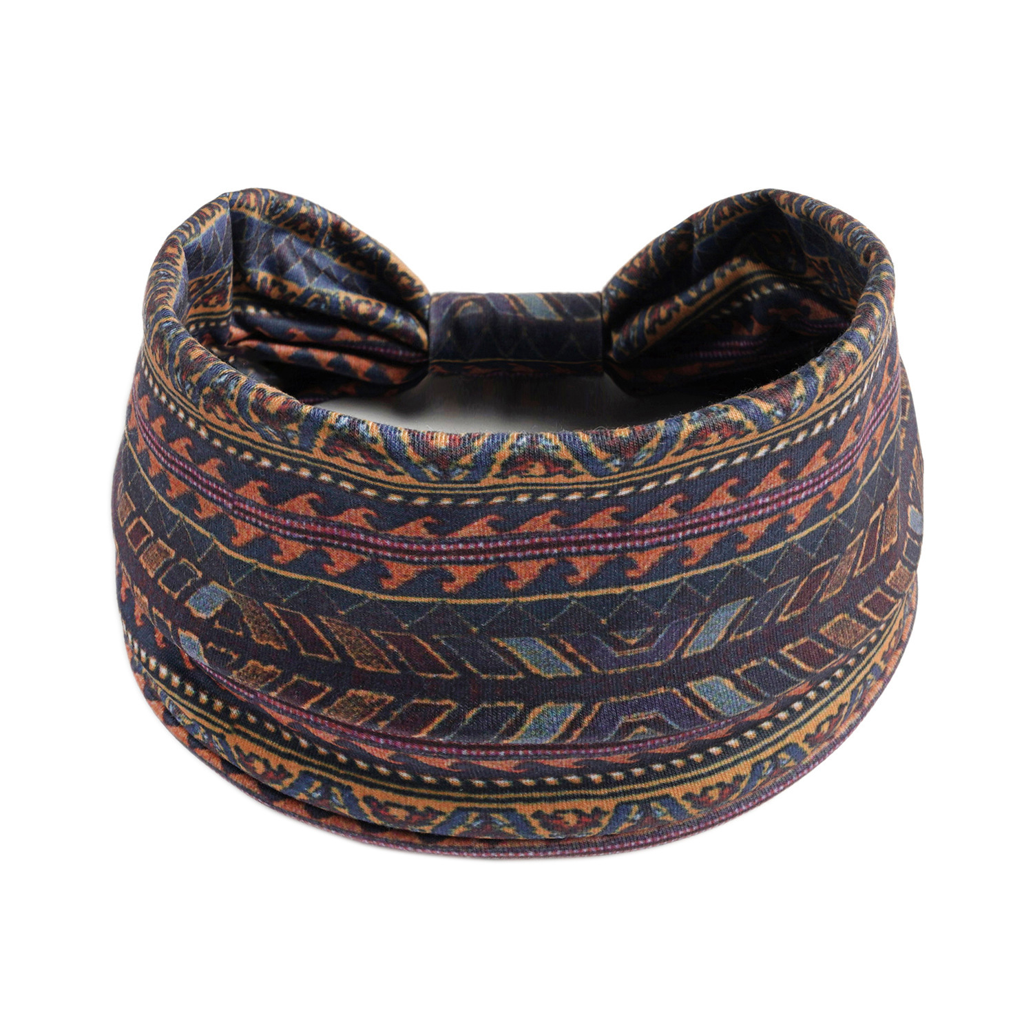 Europa y América nueva impresión elástica deportiva correa de cabello damas banda ancha correa de cabello turbante retrógrado joyas para el cabello de yoga image 151