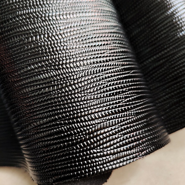 黑色高光蜥蜴纹皮革亮光水晶牙签纹面料箱包沙发坐垫革条纹波浪纹