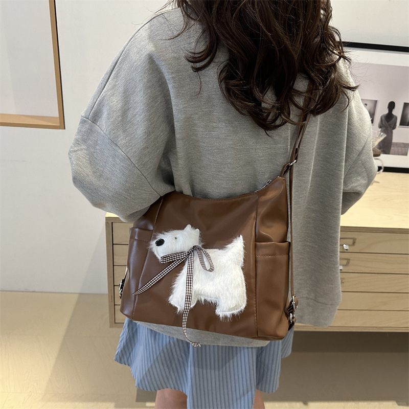 Bolsos de textura avanzada para mujeres 2024 nueva mochila de moda, mochila de hombro de gran capacidad, mochila multicapacidad