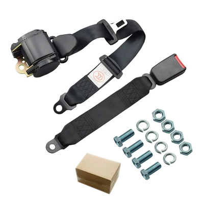 Car seat belt, bus, truck, automatic telescopic - k3-galvanized-35cm-webbing-base-with-complete-set-of-screws-with-complete-set-of-screws-1-set-per-box