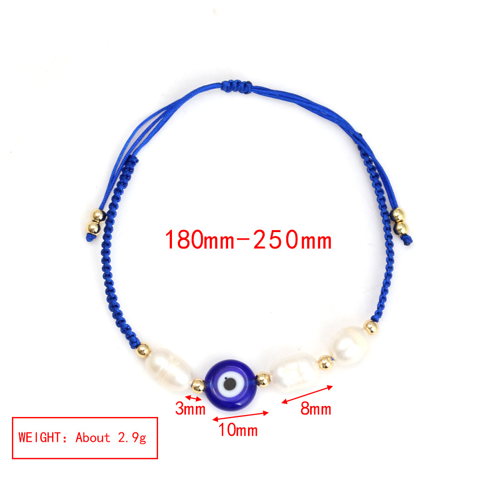 10g Weight glass, Copper Pendant Material Bracelets Classification glass, rope, Copper Chain Material 1 Piece Quantity Holiday, Daily Occasion glass, rope, Copper Material Geometric, Devil's Eye Pattern Women's Gender Beaded, Plating Design Modern Style, Classic Style Style Modern Style Classic Style Geometric Devil's Eye Glass Rope Copper Wholesale Bracelets 14