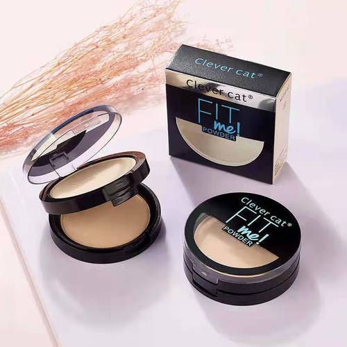 Exclusively for cross-border smart cat, refreshing and silky double-layer powder, refreshing concealer, moisturizing, non-removing makeup, wet and dry use