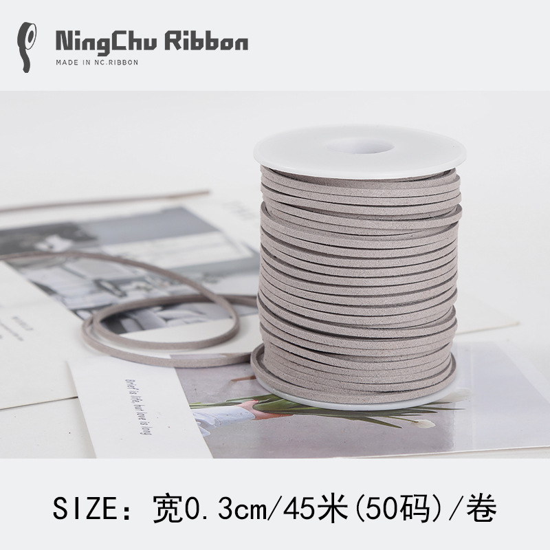 Coreano terciopelo deerskin cuerda floral terciopelo cinta ramo fresco cinta DIY regalo vaca cadena regalo decoración de la torta