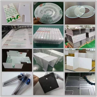 加硬化PC镜面板铣加工 CNC雕刻打孔折弯机械设备PC防护罩视窗