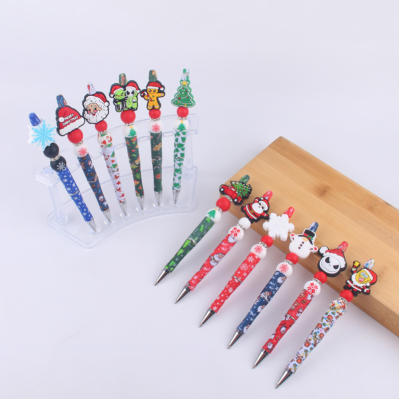 1 Piece Christmas Tree Santa Claus Snowflake Christmas Daily Christmas Mixed Materials Cartoon Style Cute Ballpoint Pen display picture 1