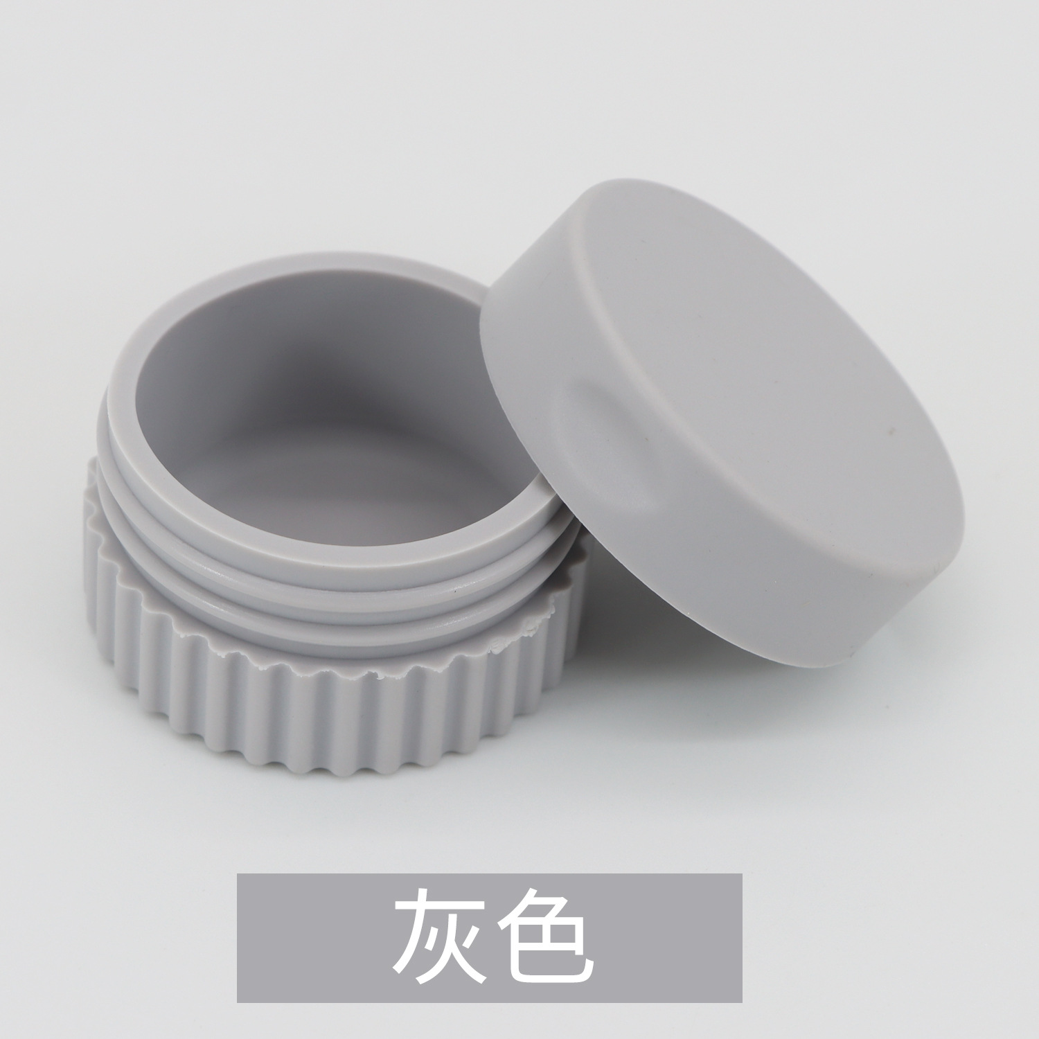 Caja de embalaje de silicona caja de polvo suelto de viaje portátil caja de medicina botella de embalaje de loción caja de almacenamiento de joyería con tapa botella de crema