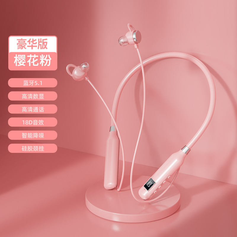 超長バッテリー寿命、大容量バッテリー Bluetooth ヘッドセット、ワイヤレス首掛けスポーツ 2025 新しいランニング専用高品質|undefined