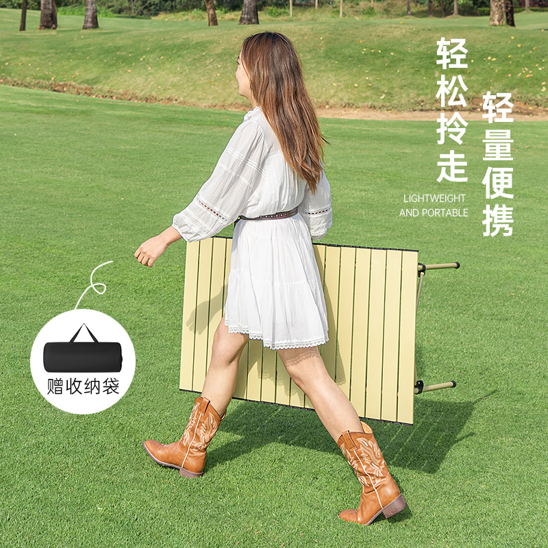 Mesa plegable al aire libre para camping picnic almacenamiento ligero multipropósito familiar mesas y sillas perezosas paquetes de ocio al aire libre