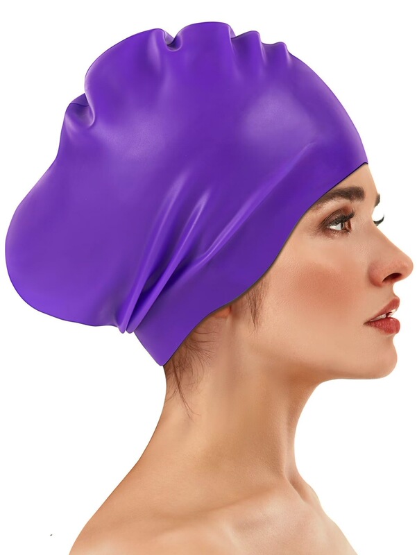 ビッグマック特大スイミングキャップシリコンラージハットクロスボーダー専用ロングヘアドレッドヘアプラスサイズスイミングキャップメーカー印刷可能|undefined