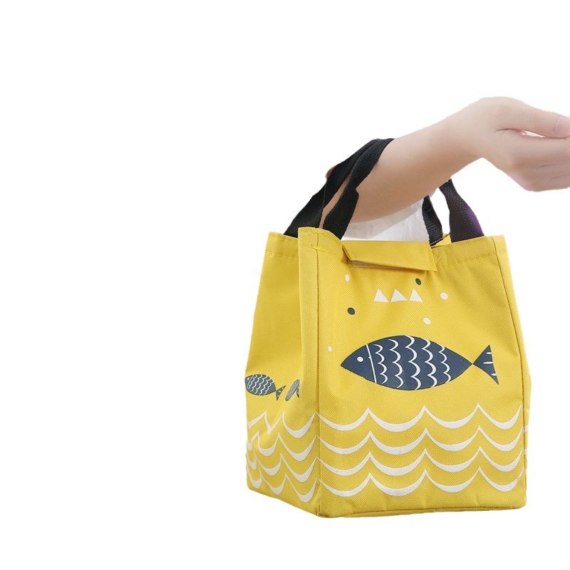 Thickened lunch box bag aluminum foil primary school student insulation bag with lunch bag warm refrigerated work handbag