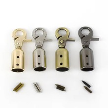 箱包手袋五金配件 DIY绳子手挽五金包带五金配件 12mm钳扣吊钟