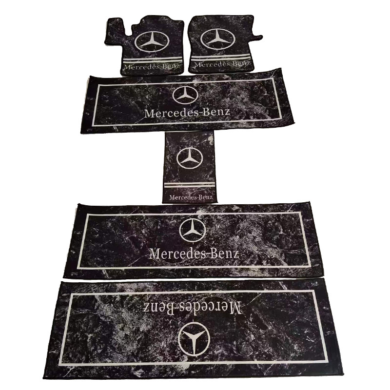 Vito, Mercedes-Benz Modelə uyğun ayaqaltı - mercedes-benz-full-set-marble-black-thickened