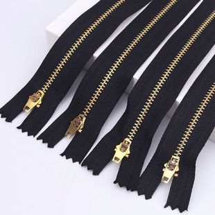 Jeans Zipper Metal Copper Zipper Pants Placket Black Zipper No. 4 Copper Zipper Casual Trousers Pull Head
