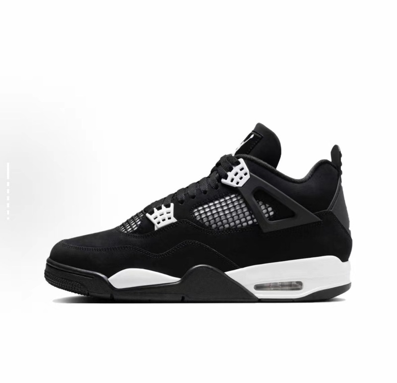 新しい純粋なオリジナル AJ4 ミッドトップカジュアルシューズ男性と女性のための同じスタイルの耐摩耗性滑り止めエアクッショントレンディな靴学生キャンパスカップルの靴|undefined
