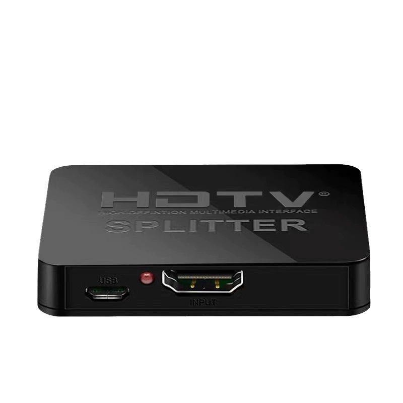HDMI-распределительная устройство один вход два, 1, 2 выхода, 2 выхода, один выход HDMI переключатель высокое определение видео распределитель 4K