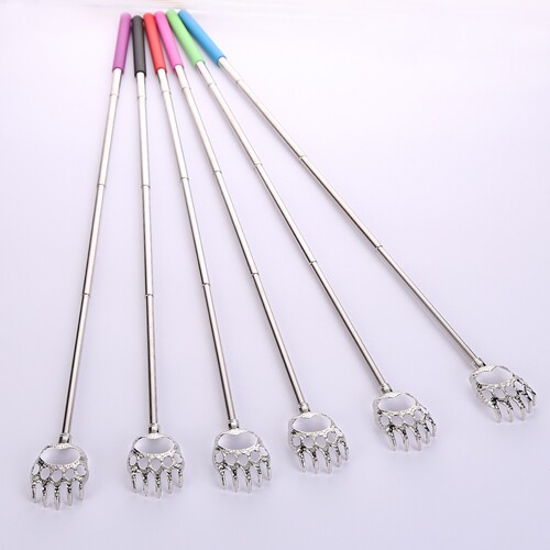 Back Scratchers for the Elderly, Extendable Stainless Steel Cute Bear Claw Scratchers, Self-Satisfying Scratch Comb