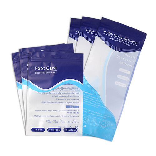 English color neutral composite bag ziplock bag composite zipper bone bag insole packaging bag can be customized