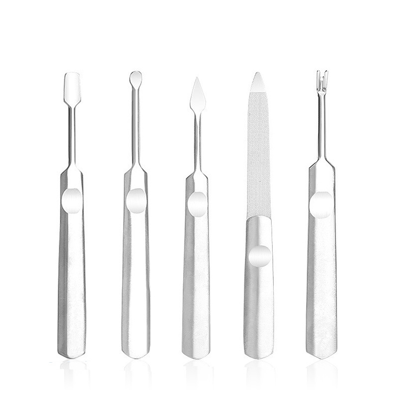 Exfoliating manicure tools set stainless steel for nails for…