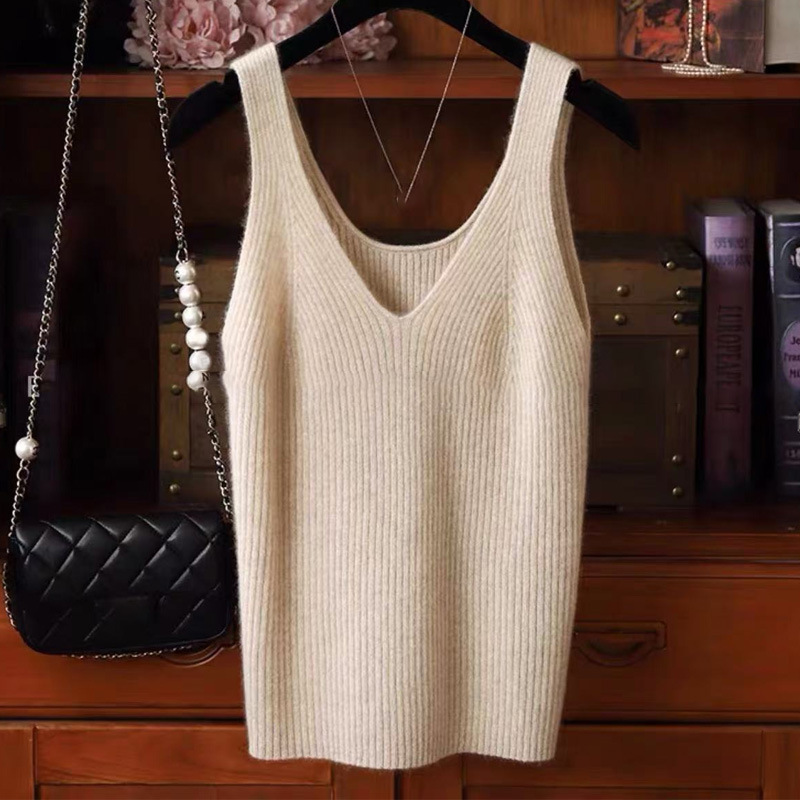 Germany BY mountain velvet high ji stacked vest ~ raw velvet no dyeing ~ 16 needle double 60 soft waxy yarn sling