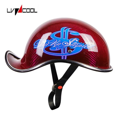 bike riding helmet | Motosiklet kaskı (dəbilqə) - carbon-fiber-red-us-dollar-m
