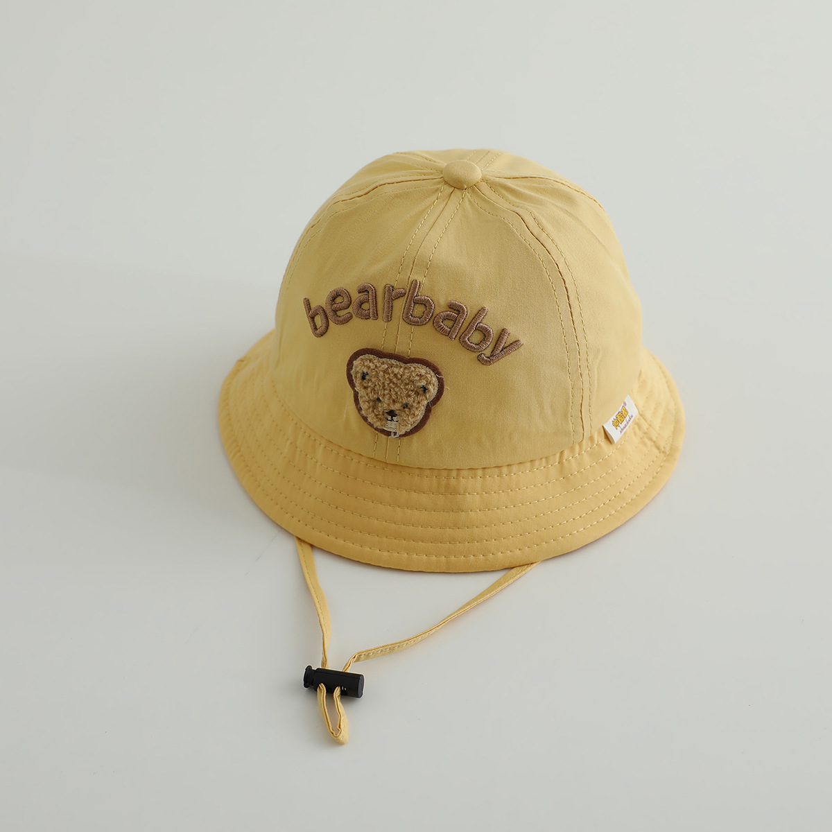 Sombrero de bebé primavera y otoño sombrero pescador sombrero oso pequeño sombrero de verano delgado sombrero de bisel grande sombrero de protección solar para hombres y mujeres